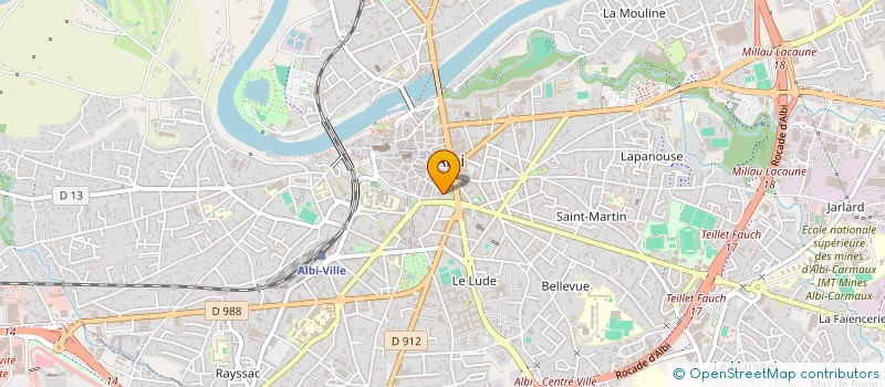 localisation de l'entreprise SCI CIRLAM à ALBI