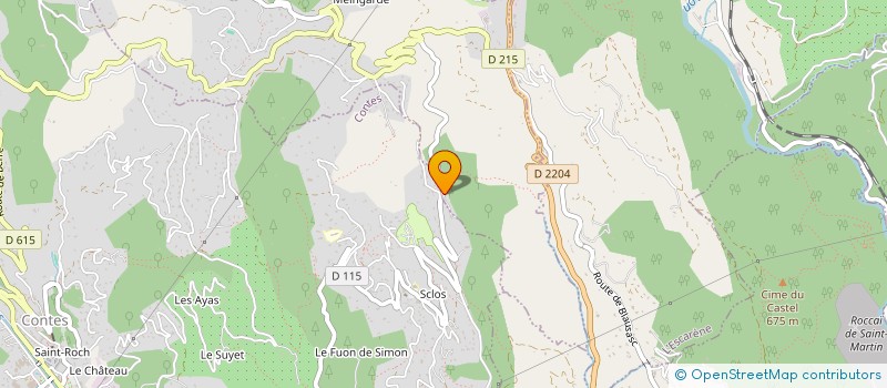 localisation de l'entreprise SCI CIRNEA  CONTES