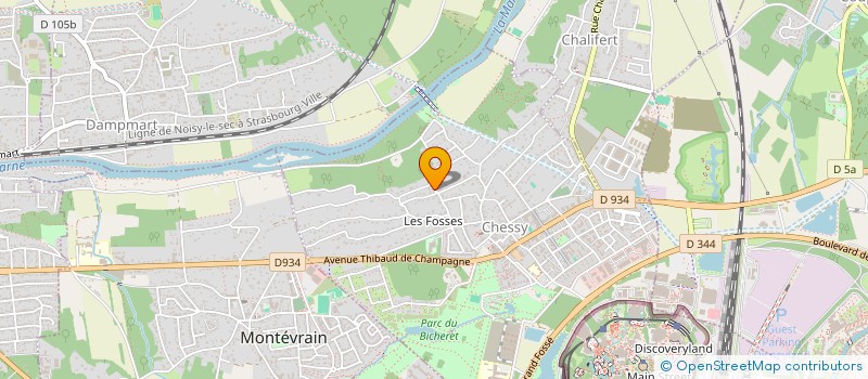 localisation de l'entreprise SCI CIRO IMMO  CHESSY