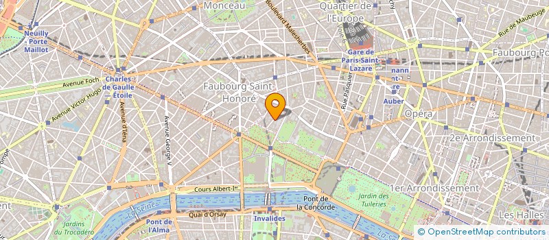 localisation de l'entreprise SCI CIRQUE  PARIS