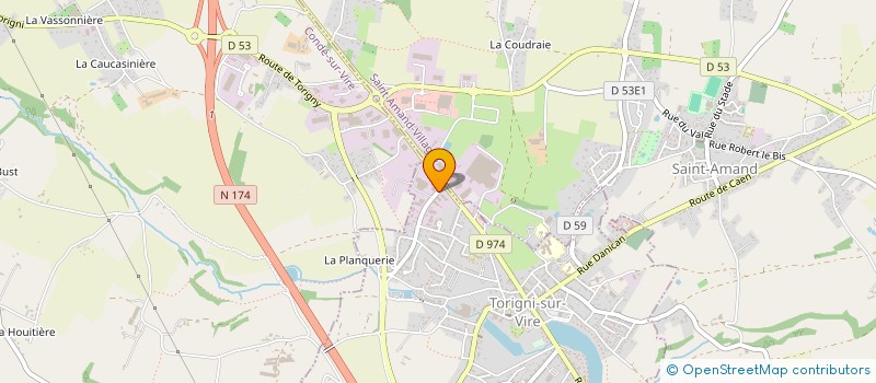localisation de l'entreprise SCI CIRRUS  TORIGNY-LES-VILLES