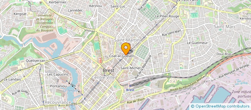 localisation de l'entreprise SCI CIS DENTAL  BREST