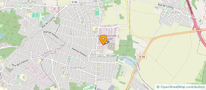 localisation de l'entreprise SCI CIS IMMO à COURTRY