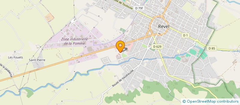 localisation de l'entreprise SCI CISAURE  REVEL