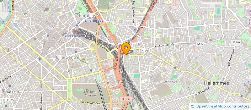 localisation de l'entreprise SCI CISDINE à LILLE