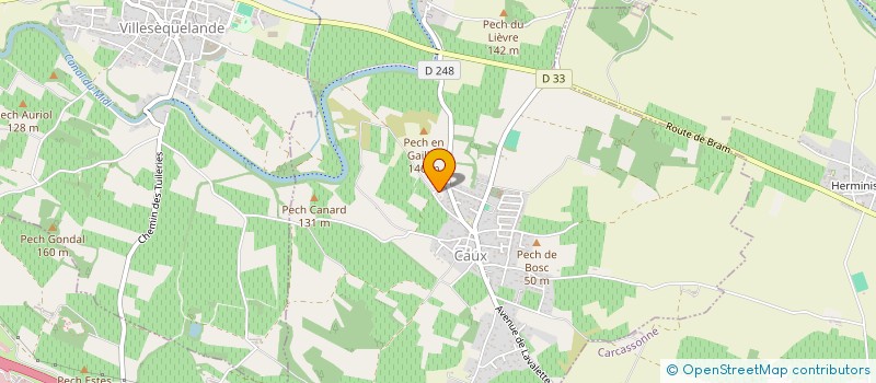 localisation de l'entreprise SCI CISET  CAUX-ET-SAUZENS