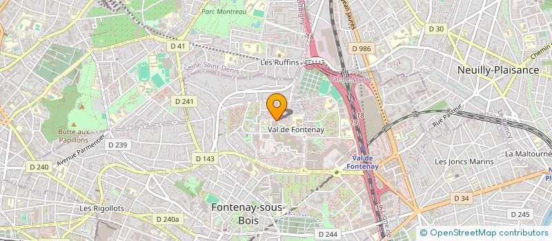 localisation de l'entreprise SCI CISSE à FONTENAY-SOUS-BOIS