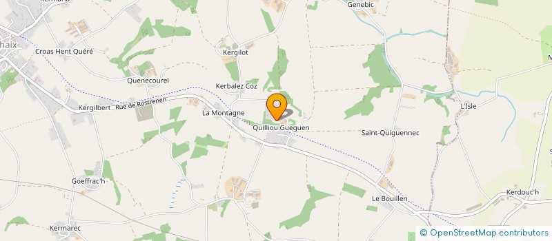 localisation de l'entreprise SCI CISSYA  MAEL-CARHAIX