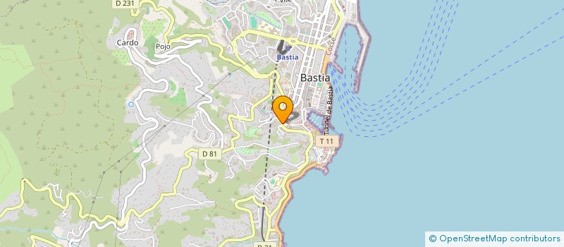 localisation de l'entreprise SCI CISTOU à BASTIA