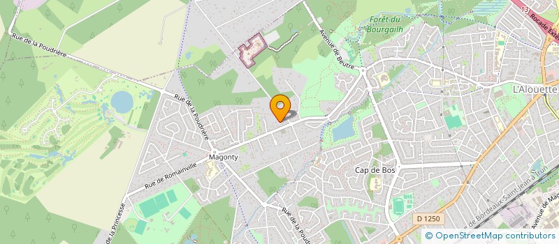 localisation de l'entreprise SCI CITA  PESSAC