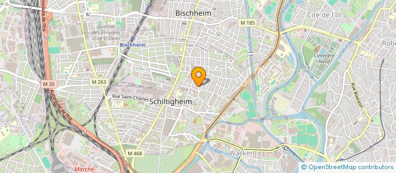 localisation de l'entreprise SCI CITADELLE  SCHILTIGHEIM