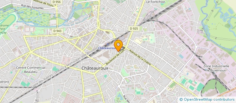 localisation de l'entreprise SCI CITADINE à CHATEAUROUX