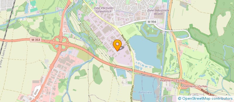 localisation de l'entreprise SCI CITAH  ILLKIRCH-GRAFFENSTADEN