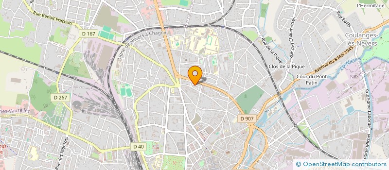localisation de l'entreprise SCI CITANAK à NEVERS
