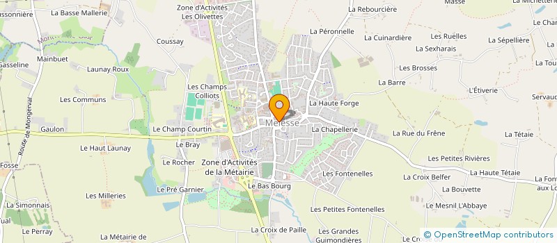 localisation de l'entreprise SCI CITASE  MELESSE