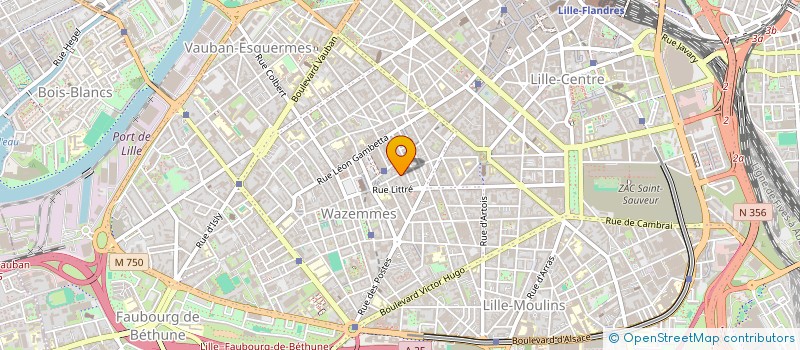 localisation de l'entreprise SCI CITE à LILLE