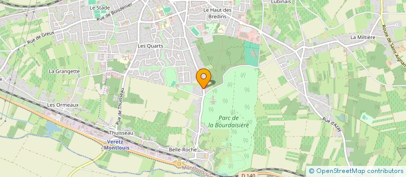 localisation de l'entreprise SCI CITE DES CLOS DES GARDES  MONTLOUIS-SUR-LOIRE