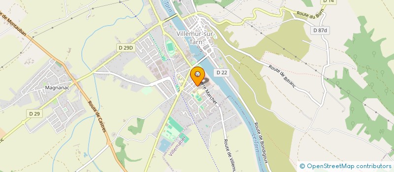 localisation de l'entreprise SCI CITE DES JARDINS  VILLEMUR-SUR-TARN