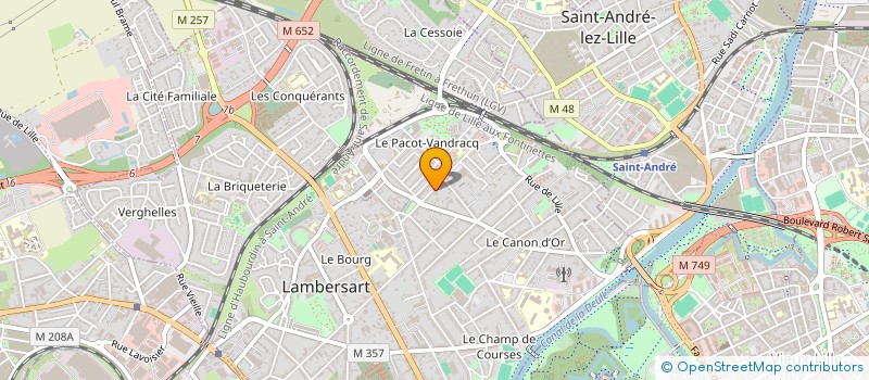 localisation de l'entreprise SCI CITE DU CHATEAU à LAMBERSART