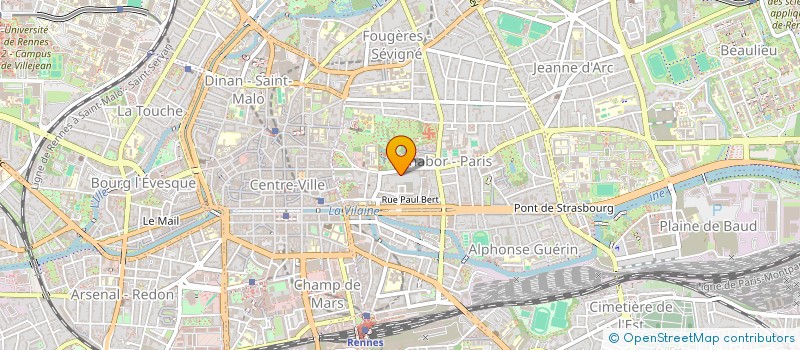 localisation de l'entreprise SCI CITE DU NOTARIAT 1  RENNES