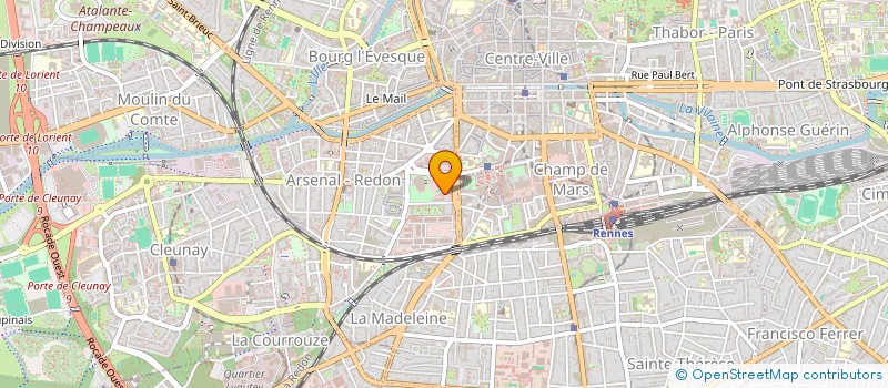 localisation de l'entreprise SCI CITE DU NOTARIAT 5  RENNES