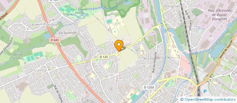 localisation de l'entreprise SCI CITE LEBLOND à DOUAI