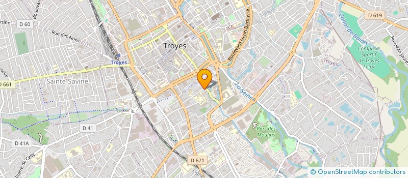 localisation de l'entreprise SCI CITE LOG à TROYES