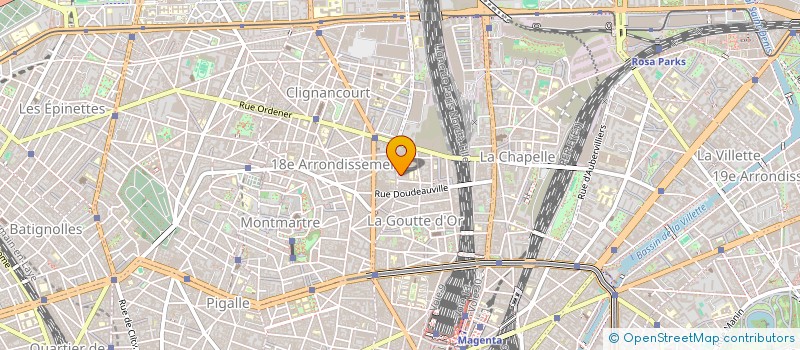 localisation de l'entreprise SCI CITE NOUVELLE 14  PARIS