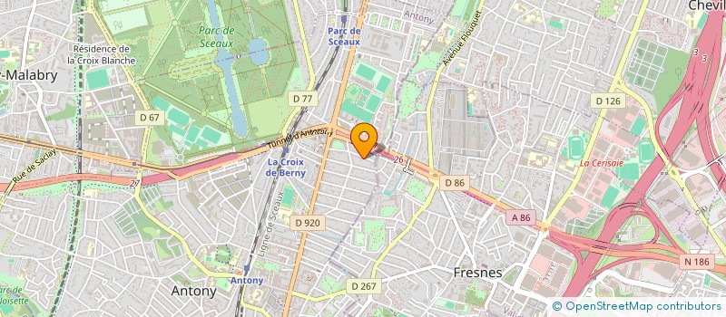 localisation de l'entreprise SCI CITE PIEN à ANTONY