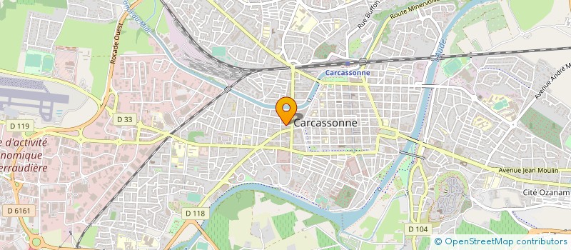localisation de l'entreprise SCI CITEPIERRE à CARCASSONNE