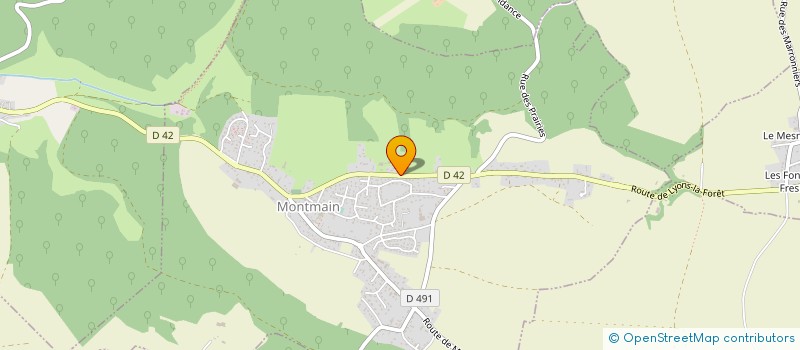 localisation de l'entreprise SCI CITES ECOLES  MONTMAIN