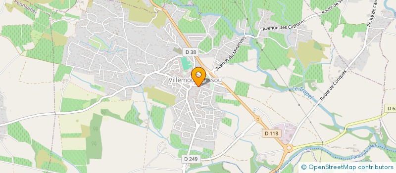 localisation de l'entreprise SCI CITHILIEN à VILLEMOUSTAUSSOU