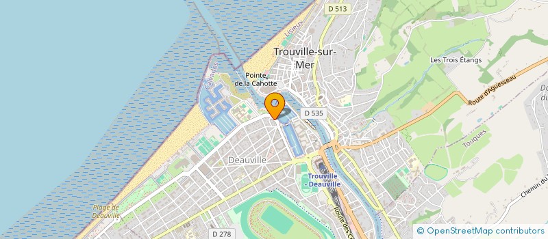 localisation de l'entreprise SCI CITHIZY à DEAUVILLE