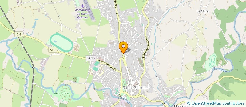 localisation de l'entreprise SCI CITOPROBE  SAINT-GALMIER