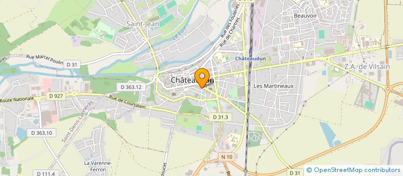 localisation de l'entreprise SCI CITPIN à CHATEAUDUN