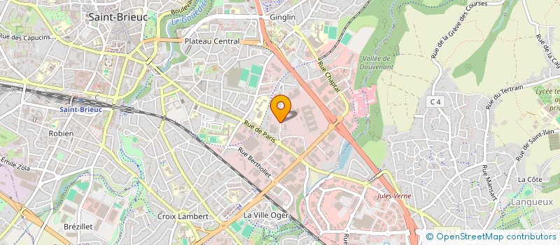 localisation de l'entreprise SCI CITRIEVE à SAINT-BRIEUC