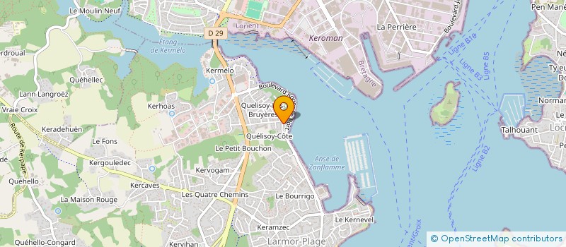 localisation de l'entreprise SCI CITRON  LARMOR-PLAGE