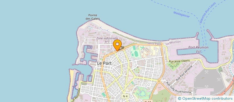 localisation de l'entreprise SCI CITRONNELLE AH-SING  LE PORT