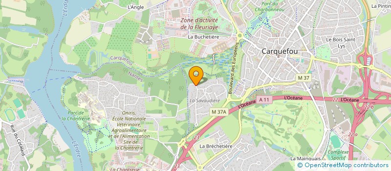 localisation de l'entreprise SCI CITRUS EUREKA  CARQUEFOU