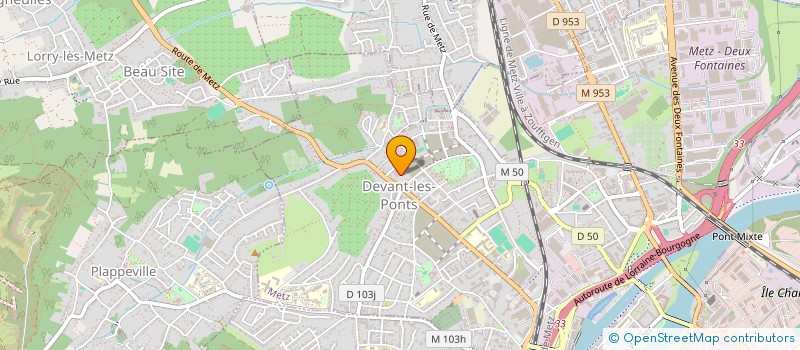 localisation de l'entreprise SCI CITY  METZ