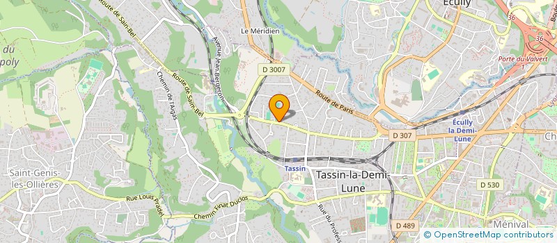 localisation de l'entreprise SCI CITY  TASSIN-LA-DEMI-LUNE