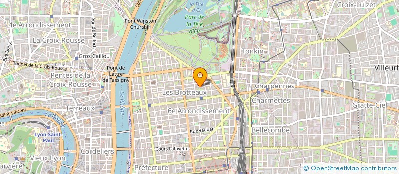 localisation de l'entreprise SCI CITY CRILLON  LYON