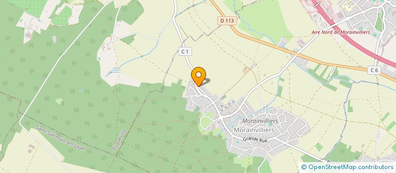 localisation de l'entreprise SCI CITY IMMO 93  MORAINVILLIERS