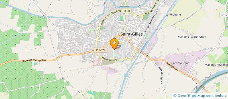 localisation de l'entreprise SCI CIURO-GARCIA  SAINT-GILLES