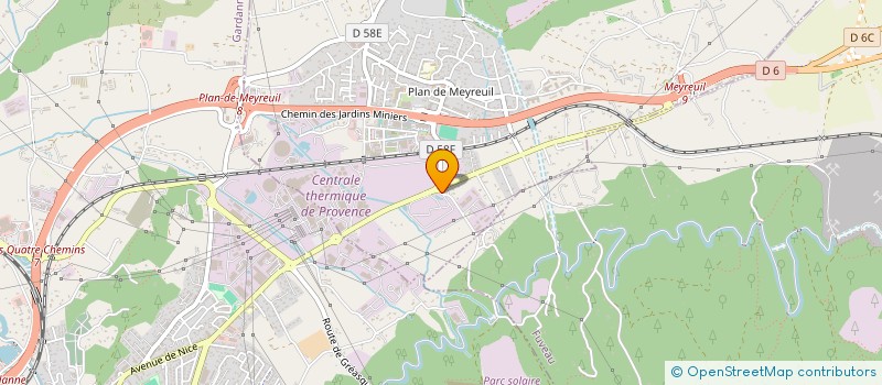 localisation de l'entreprise SCI CIV IMM SAUVAIRES  MEYREUIL