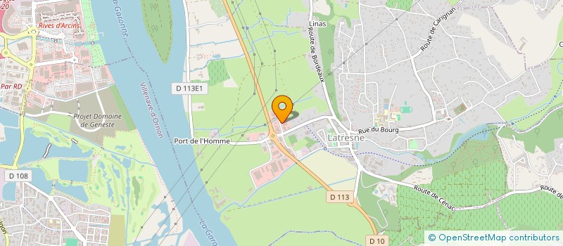 localisation de l'entreprise SCI CIVA  LATRESNE