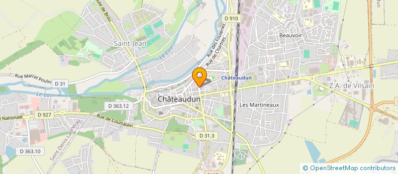 localisation de l'entreprise SCI CIVA à CHATEAUDUN