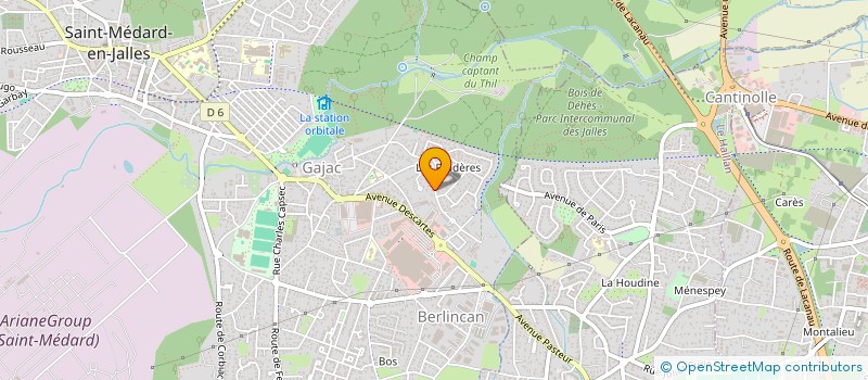 localisation de l'entreprise SCI CIVAM  SAINT-MEDARD-EN-JALLES