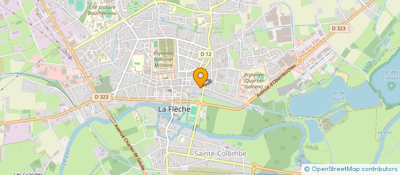 localisation de l'entreprise SCI CIVETAC à LA FLECHE