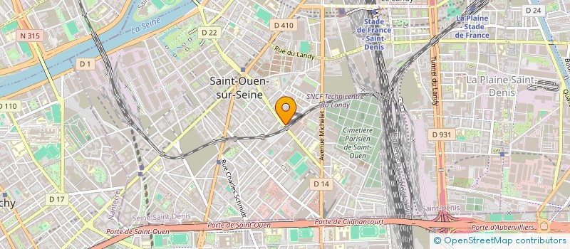 localisation de l'entreprise SCI CIVI à SAINT-OUEN-SUR-SEINE